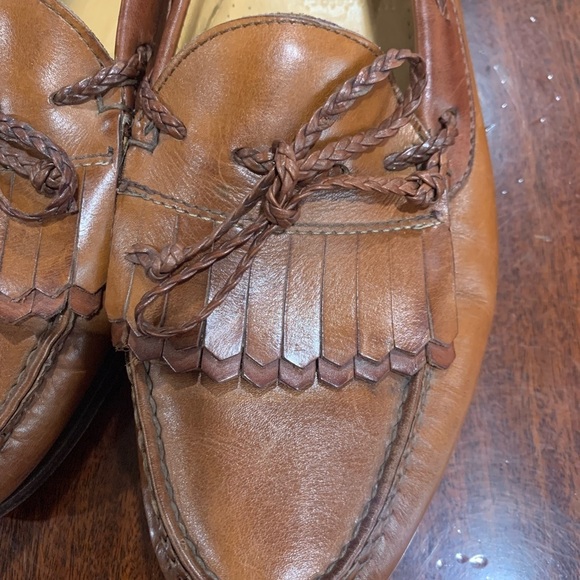 Allen Edmonds Men\'s Leather Fringe Loafers, 11.5D main image 5